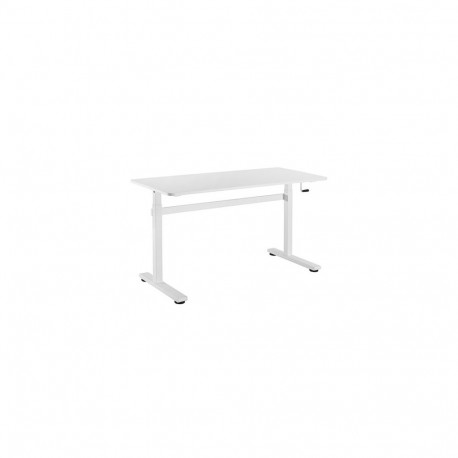 Adjustable Height Table Up Up Loki White