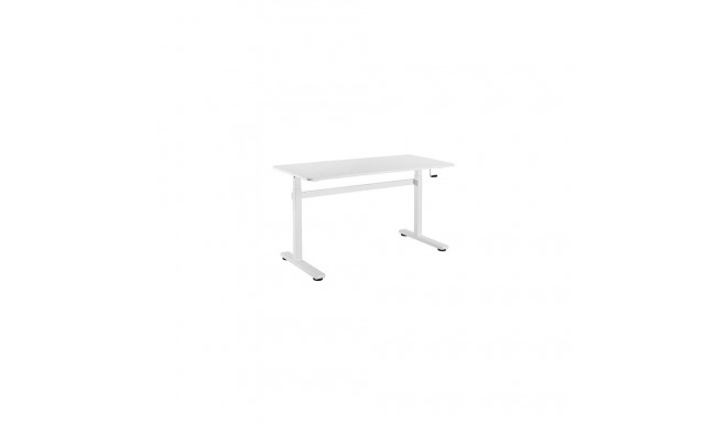 Adjustable Height Table Up Up Loki White