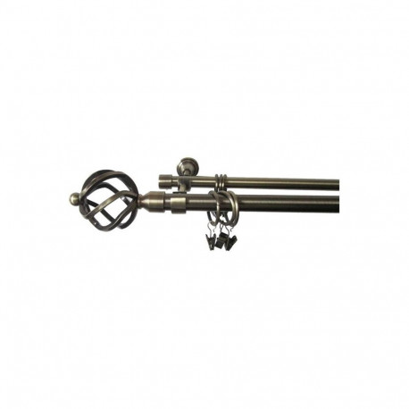 DOUBLE CURTAIN RAIL SET F512005 300CM