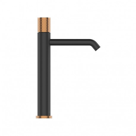 MIXER WASHBASIN HIGH STARLIGHT BLACKGOLD