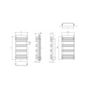 TOWEL DRYER ELECT ANNO 900/500.WHITE