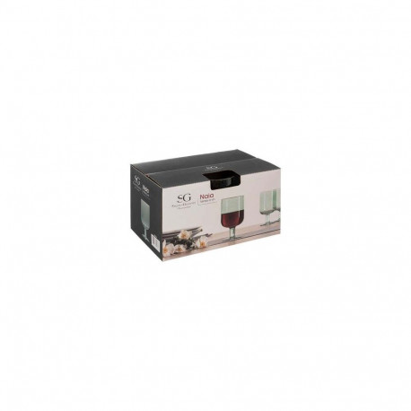 GLASS WINE NAIA GREN COL 350ML GLAS 6PCS