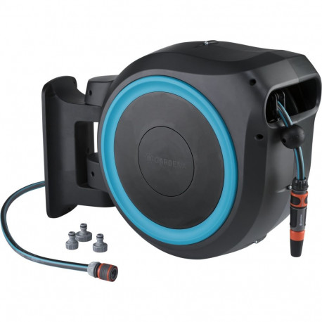 Gardena 18625-20 garden hose reel Wall-mounted reel Automatic Black, Blue