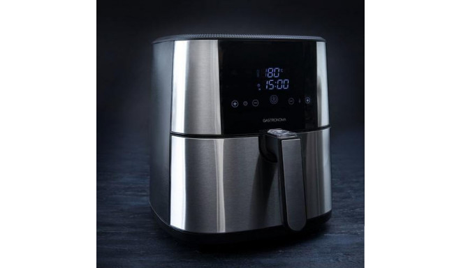 GASTRONOMA 18290002 fryer Single 6 L Stand-alone 1800 W Low fat fryer Black, Stainless steel