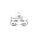 BTR NETCOM pnp 3 network splitter Silver