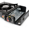 PLATINET CAMPING COOKING STOVE 1 BURNER BLACK