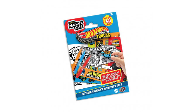 HOT WHEELS MOSTER TRUCKS Sticker activity set