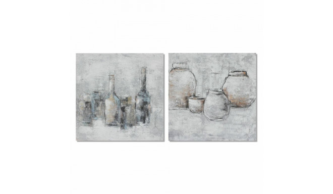 Maal DKD Home Decor 100 x 2,8 x 100 cm Vaas Traditsiooniline (2 Ühikut)