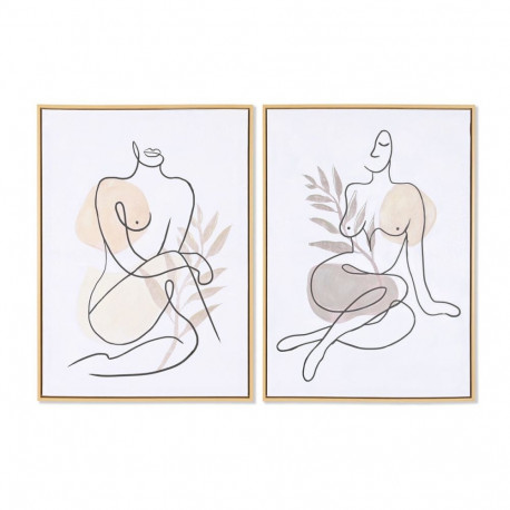 Kangas DKD Home Decor polüstüreen Kangas 50 x 3,5 x 70 cm