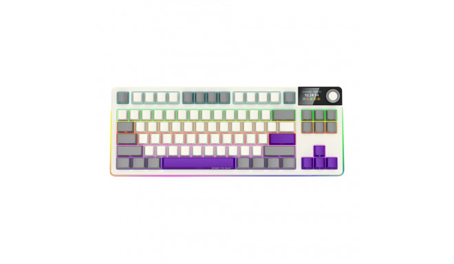 LORGAR KBP70TKLW, Wireless TKL Mechanical Gaming Keyboard Pro, Beige, EN layout