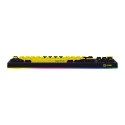 LORGAR KBP70TKLW, Wireless TKL Mechanical Gaming Keyboard Pro, Black/yellow, EN layout