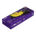LORGAR KBP70TKLW, Wireless TKL Mechanical Gaming Keyboard Pro, Black/yellow, EN layout