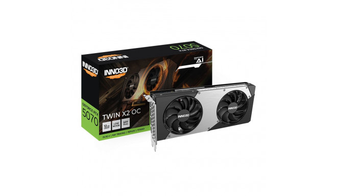 INNO3D GeForce RTX 5070 Twin X2 OC 12GB GDDR7 192-bit HDMI 3x DP