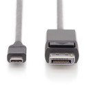 "DIGITUS USB C Adapterkabel Typ C -DP 32.4GB St/St 2.0m. sw"