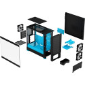 "Tower Fractal Design Pop Air RGB Cyan Core TG Clear Tint"