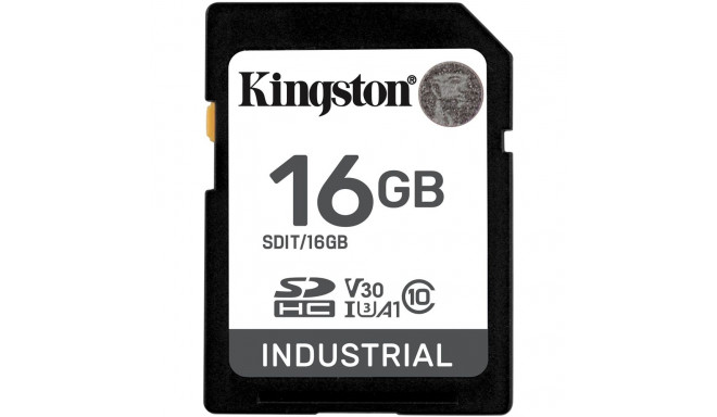 "CARD Card 16GB Kingston HC Industrial -40C to 85C retail"