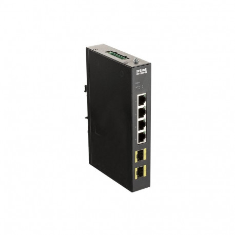 "D-Link DIS-100G-6S 4-Port Gigabit Industrie Switch"