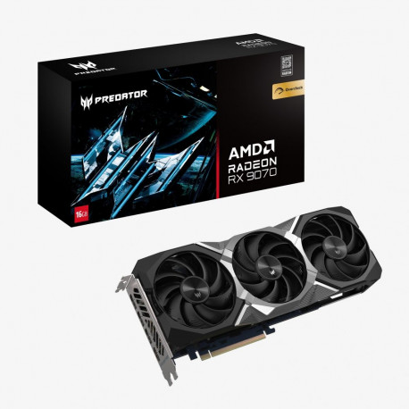 "RX 9070 16GB Acer Predator BiFrost Radeon OC GDDR6 3 Fan"