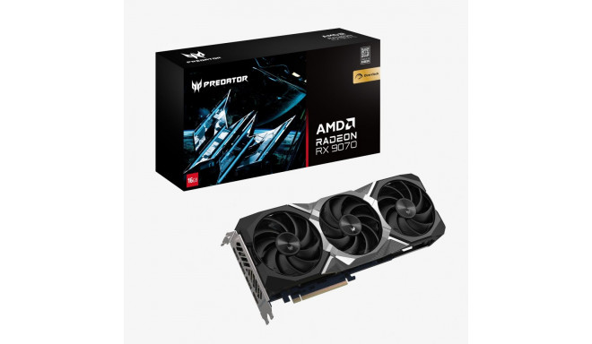 "RX 9070 16GB Acer Predator BiFrost Radeon OC GDDR6 3 Fan"