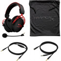 "HP HyperX Cloud Alpha Gaming Headset - Over-Ear - schwarz/rot -"