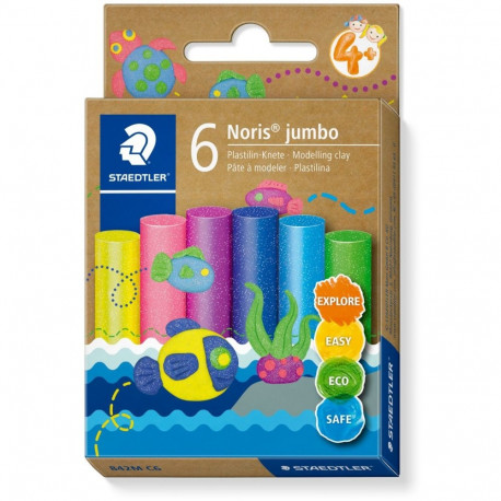 "STAEDTLER Plastilin-Knete Noris Jumbo glitter"