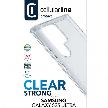 "Cellularline Clear Strong Case fr Samsung S25 Ultra"