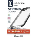 "Cellularline Strong Guard Case fr Apple iPhone 16e Clear"