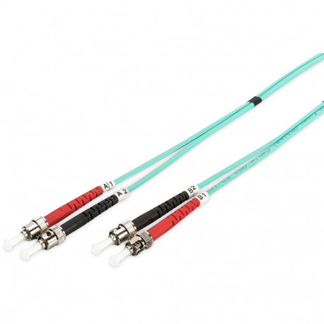 "DIGITUS LWL Patchkabel ST -> ST 10.00m Multimode Duplex OM3"