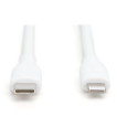 "DIGITUS USB 2.0 Kabel Typ C-Lightning Silikon 0.5m MFI weiß"