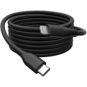 "DIGITUS USB 2.0 Kabel Typ C-Lightning Silikon 0.5m MFI schwa"