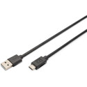"DIGITUS USB 2.0 Anschlusskabel Typ C -A St/St 3.0m. sw" "DIGITUS USB 2.0 Anschlusskabel Typ C -A St/St 3.0m. sw"
