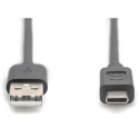 "DIGITUS USB 2.0 Anschlusskabel Typ C -A St/St 3.0m. sw" "DIGITUS USB 2.0 Anschlusskabel Typ C -A St/St 3.0m. sw"