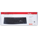 "Equip Kabelgebundene USB Keyboard schwarz. deutsch"