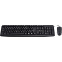 "Equip Kabelgebundene Kombi Keyboard+Mouse. schwarz. deutsch"