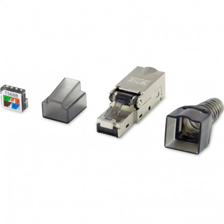 "Equip Steckverbinder RJ45 Cat6A 5er Set. geschirmt werk.frei"