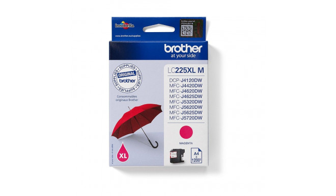 "Brother Tinte LC-225XL-M Magenta bis zu 1.200 Seiten nach ISO/IEC 24711"