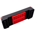 Stepipink Aerobic Exercise Step Platform inSPORTline AS150 must/punane