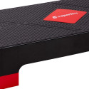 Stepipink Aerobic Exercise Step Platform inSPORTline AS150 must/punane