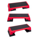 Stepipink Stepipink Aerobic Step Platform inSPORTline Absater Evo punane/must