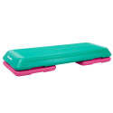 Stepipink Aerobic Step inSPORTline AS500 roheline/roosa
