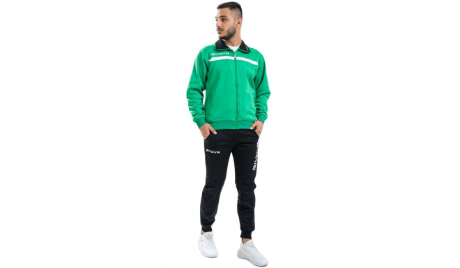 Dres Givova Tuta Givova One zielono-czarny TT012 1310 2XL