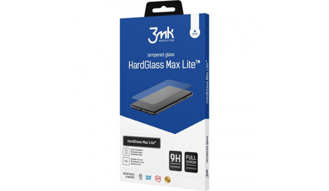 Kaitseklaas 3MK Galaxy Xcover6 Pro Hardglass Max Lite, must