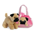 AURORA Fancy Pals pehme mänguasi mops kotis, 20 cm