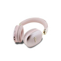 Guess Bluetooth on-ear kõrvaklapid GUBHK1GCTCSP roosa Gcube Metallic Script Logo