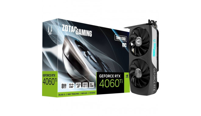 Zotac Gaming GeForce RTX 4060 Ti Twin Edge OC 8GB GDDR6 graafikakaart (ZT-D40610H-10M)