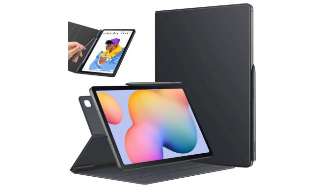 Strado magnetiline nutikas tahvelarvuti ümbris Samsung Galaxy Tab S6 Lite jaoks (must)