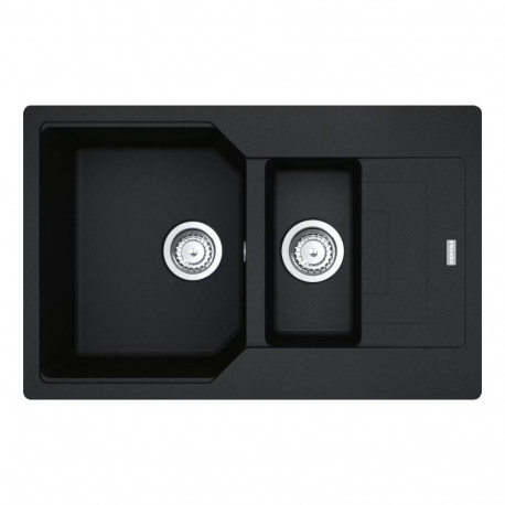 Franke kraanikauss 1.5k integreeritav Fragranit+ Urban UBG 651-78 Onyx