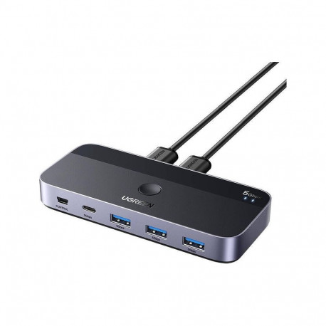 Ugreen Switch USB 3.0 UGREEN CM662, 2X4 out (black)