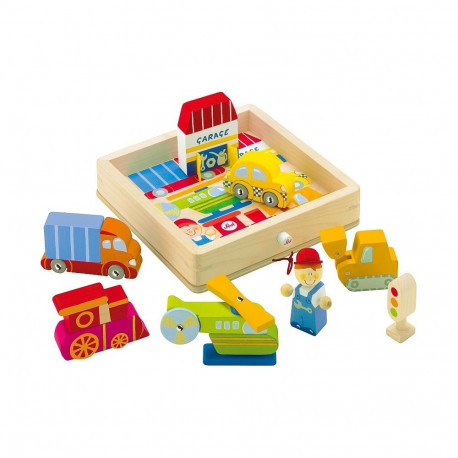 Sevi 3D puzzle, transport, 8 pcs. (81677)