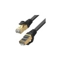 Unitek RJ45, cat. 7, SSTP, 10m, must (C1897BK-10M)